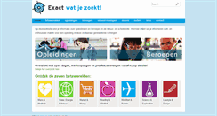 Desktop Screenshot of exactwatjezoekt.nl